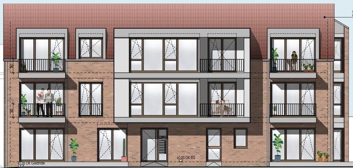 Prenájom bytu 2-izbový 55 m², Hamburger Allee 51, Nauen, Brandenbursko Prenájom bytu 2-izbový 55 m², Hamburger Allee 51, Nauen, Brandenbursko
