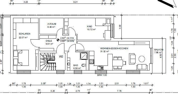 Prenájom bytu 3-izbový 93 m², Breitenweg 1A, Römerberg, Porýnie-Falcko Prenájom bytu 3-izbový 93 m², Breitenweg 1A, Römerberg, Porýnie-Falcko