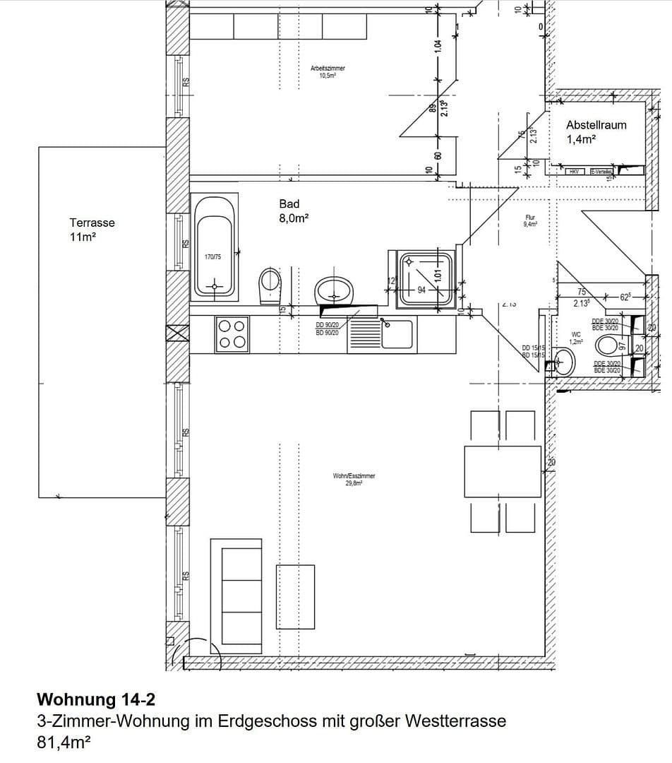 Prenájom bytu 3-izbový 82 m², Georg-Huber-Str. 14, Zorneding, Ortsteil Pöring, Bavorsko Prenájom bytu 3-izbový 82 m², Georg-Huber-Str. 14, Zorneding, Ortsteil Pöring, Bavorsko
