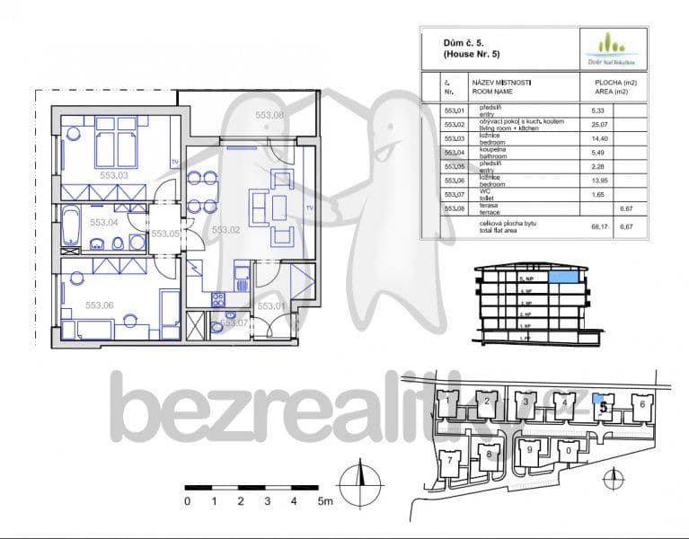 Prenájom bytu 3-izbový 76 m², Jana Přibíka, Praha, Praha Prenájom bytu 3-izbový 76 m², Jana Přibíka, Praha, Praha