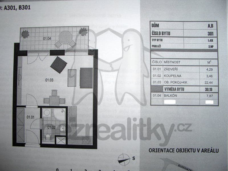 Prenájom bytu 1-izbový 30 m², Sicherova, Praha, Praha Prenájom bytu 1-izbový 30 m², Sicherova, Praha, Praha