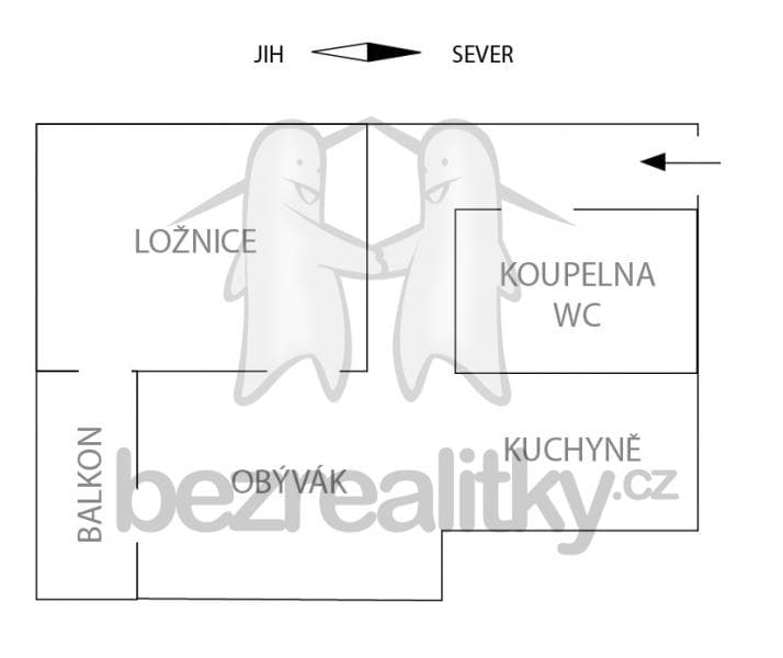 Prenájom bytu 2-izbový 50 m², Ke Dvoru, Praha, Praha Prenájom bytu 2-izbový 50 m², Ke Dvoru, Praha, Praha