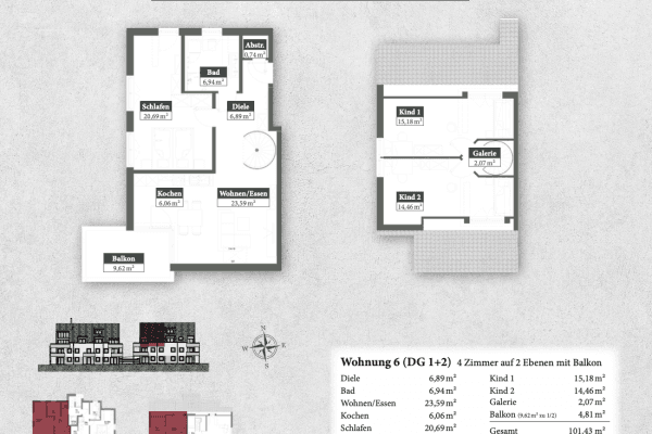 Predaj bytu 4-izbový 102 m², Mering, Bavorsko Predaj bytu 4-izbový 102 m², Mering, Bavorsko