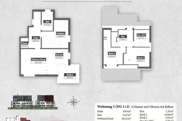 Predaj bytu 4-izbový 112 m², Mering, Bavorsko Predaj bytu 4-izbový 112 m², Mering, Bavorsko