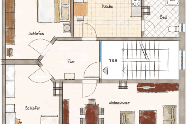 Prenájom bytu 3-izbový 87 m², Ziesenißstraße 25, Hannover, Dolné Sasko Prenájom bytu 3-izbový 87 m², Ziesenißstraße 25, Hannover, Dolné Sasko