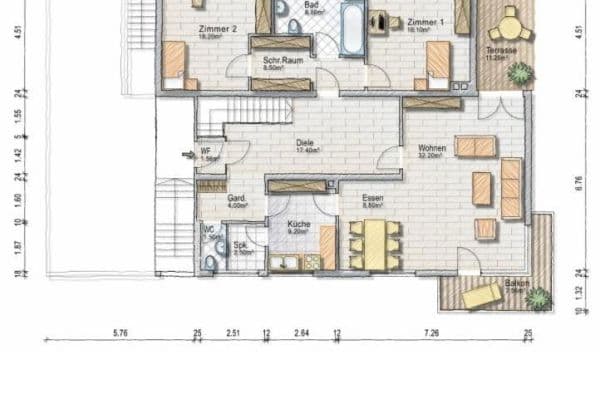 Prenájom bytu 3-izbový 130 m², Kelkheim Prenájom bytu 3-izbový 130 m², Kelkheim