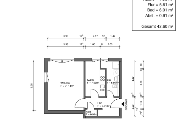 Prenájom bytu 1-izbový 42 m², Q1,12, Mannheim, Bádensko-Wurttembersko Prenájom bytu 1-izbový 42 m², Q1,12, Mannheim, Bádensko-Wurttembersko