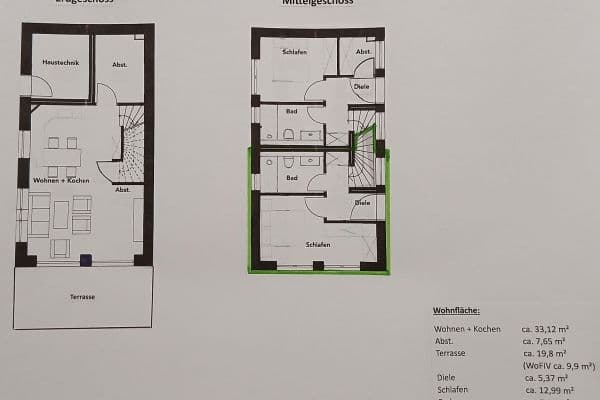 Prenájom bytu 2-izbový 75 m², Hamburg, Hamburg Prenájom bytu 2-izbový 75 m², Hamburg, Hamburg