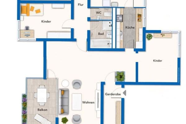 Predaj bytu 5-izbový 124 m², Kastenackerweg 10, Esslingen Predaj bytu 5-izbový 124 m², Kastenackerweg 10, Esslingen