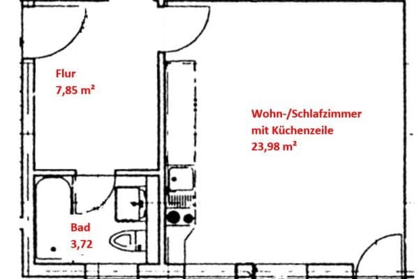 Predaj bytu 1-izbový 40 m², Hamburg, Hamburg Predaj bytu 1-izbový 40 m², Hamburg, Hamburg