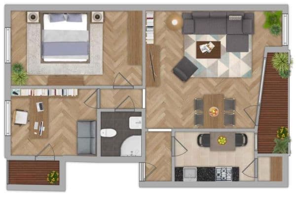 Prenájom bytu 4-izbový 86 m², Landwehrstraße 49, Bremen, Brémy Prenájom bytu 4-izbový 86 m², Landwehrstraße 49, Bremen, Brémy