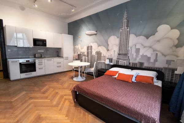 Prenájom bytu 1-izbový 31 m², Hálkova, Praha Prenájom bytu 1-izbový 31 m², Hálkova, Praha
