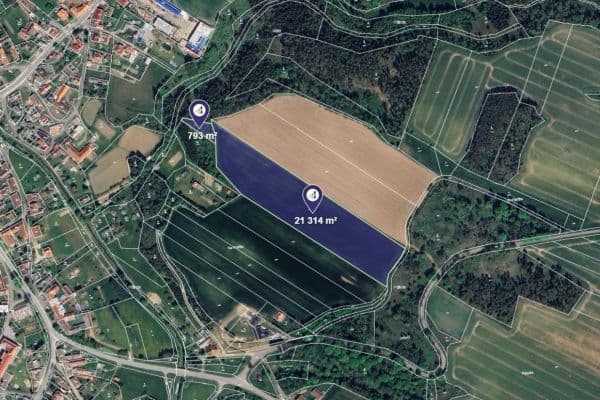 Predaj pozemku 23.969 m², Predaj pozemku 23.969 m²,