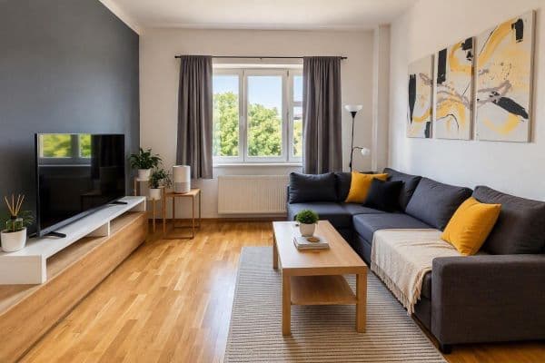 Prenájom bytu 2-izbový 44 m², Jičínská, Praha Prenájom bytu 2-izbový 44 m², Jičínská, Praha