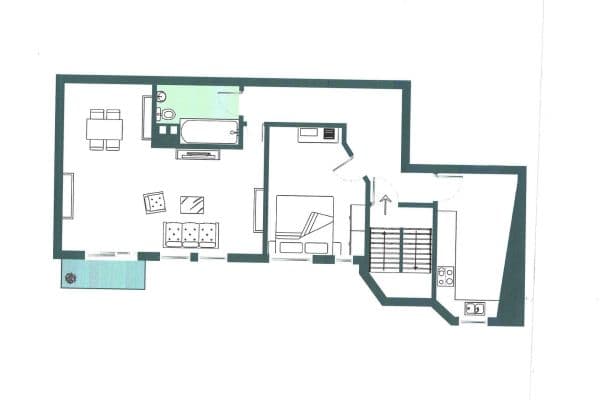 Prenájom bytu 2-izbový 80 m², Saarbrücken, Sársko Prenájom bytu 2-izbový 80 m², Saarbrücken, Sársko