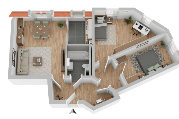 Prenájom bytu 3-izbový 68 m², Gambrinusstraße 16, Dresden, Sasko Prenájom bytu 3-izbový 68 m², Gambrinusstraße 16, Dresden, Sasko