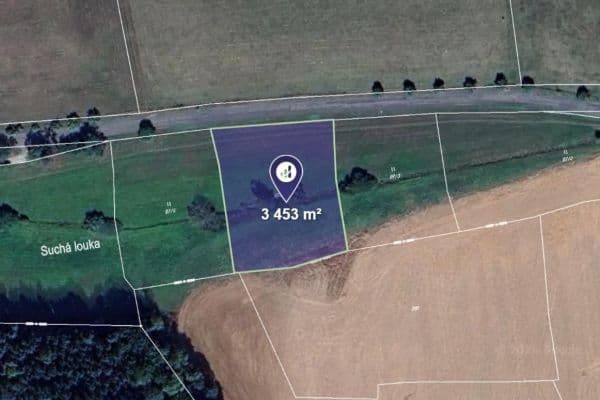 Predaj pozemku 3.453 m², Predaj pozemku 3.453 m²,