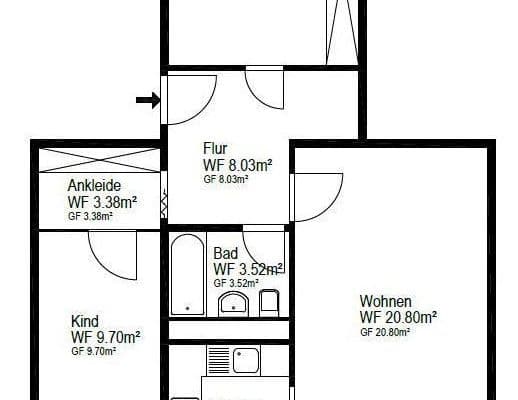 Predaj bytu 3-izbový 67 m², Dresden Predaj bytu 3-izbový 67 m², Dresden