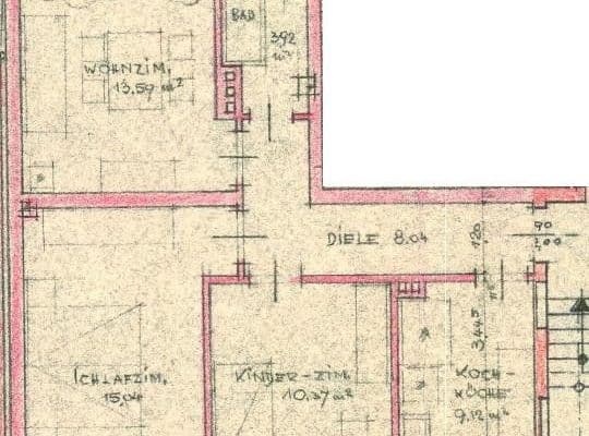 Prenájom bytu 3-izbový 60 m², Bochum Prenájom bytu 3-izbový 60 m², Bochum