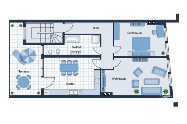 Prenájom bytu 3-izbový 70 m², Friedrichstraße 22, Bonn Prenájom bytu 3-izbový 70 m², Friedrichstraße 22, Bonn