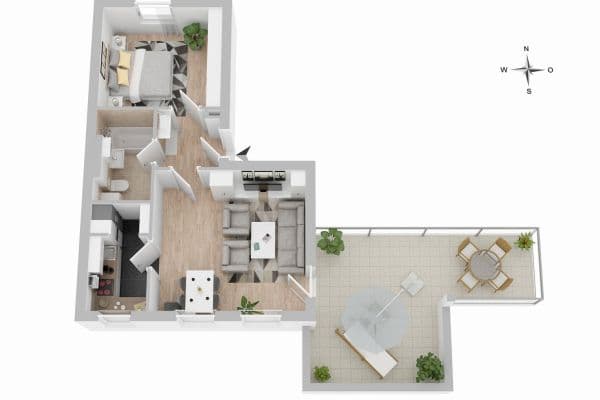 Prenájom bytu 2-izbový 61 m², Am Graßdorfer Wäldchen 36, Taucha Prenájom bytu 2-izbový 61 m², Am Graßdorfer Wäldchen 36, Taucha