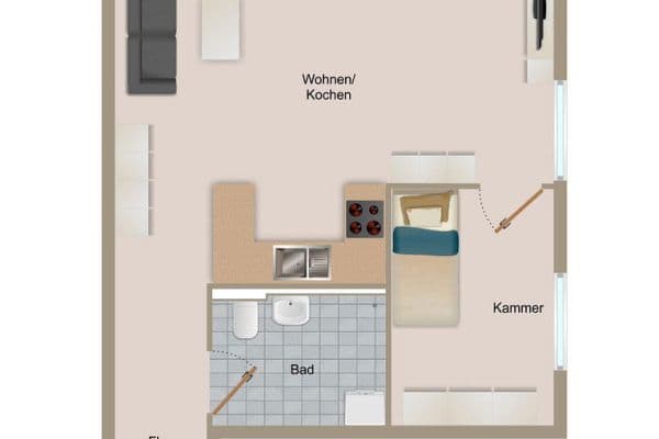 Predaj bytu 2-izbový 59 m², Brunnthal, Bavorsko Predaj bytu 2-izbový 59 m², Brunnthal, Bavorsko