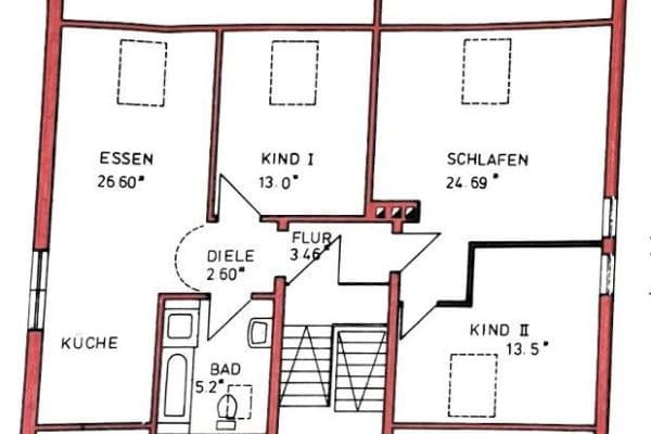 Prenájom bytu 4-izbový 86 m², Gernotstraße 6, Gernsheim Prenájom bytu 4-izbový 86 m², Gernotstraße 6, Gernsheim