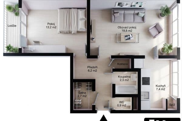 Prenájom bytu 2-izbový 60 m², Dělnická, Kolín, Středočeský kraj Prenájom bytu 2-izbový 60 m², Dělnická, Kolín, Středočeský kraj