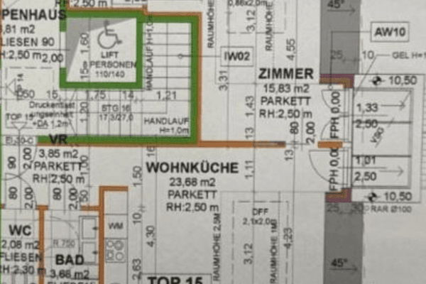 Prenájom bytu 2-izbový 52 m², Feldkellergasse 16, Wien Prenájom bytu 2-izbový 52 m², Feldkellergasse 16, Wien