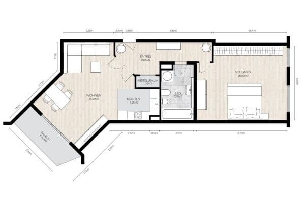 Predaj bytu 2-izbový 79 m², Hamburg, Hamburg Predaj bytu 2-izbový 79 m², Hamburg, Hamburg