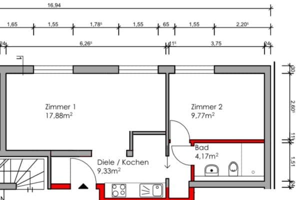 Prenájom bytu 1-izbový 12 m², Frankfurt am Main Prenájom bytu 1-izbový 12 m², Frankfurt am Main