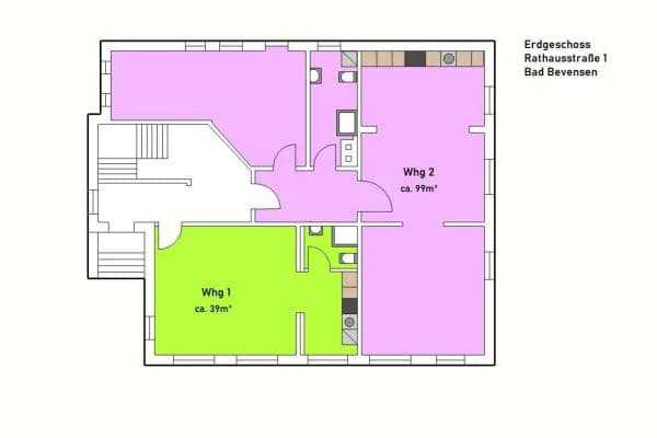 Prenájom bytu 2-izbový 99 m², Rathausstr. 3, Bad Bevensen Prenájom bytu 2-izbový 99 m², Rathausstr. 3, Bad Bevensen