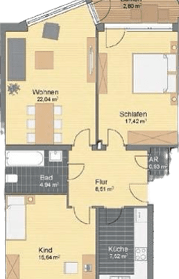 Predaj bytu 3-izbový 80 m², Hamburg, Hamburg Predaj bytu 3-izbový 80 m², Hamburg, Hamburg