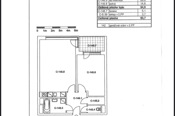 Prenájom bytu 2-izbový 55 m², Chlebovická, Praha Prenájom bytu 2-izbový 55 m², Chlebovická, Praha