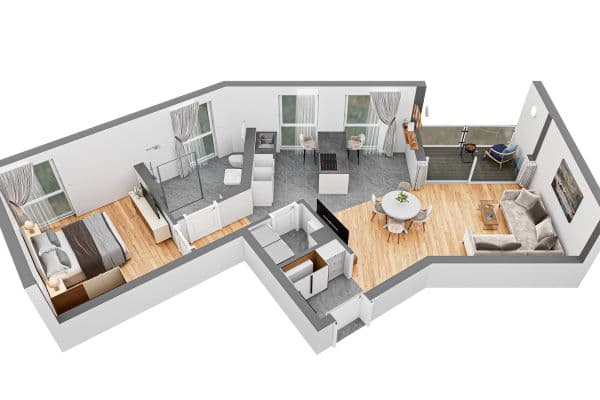 Predaj bytu 2-izbový 68 m², Südstraße 45, Hamm, Severné Porýnie - Westfálsko Predaj bytu 2-izbový 68 m², Südstraße 45, Hamm, Severné Porýnie - Westfálsko