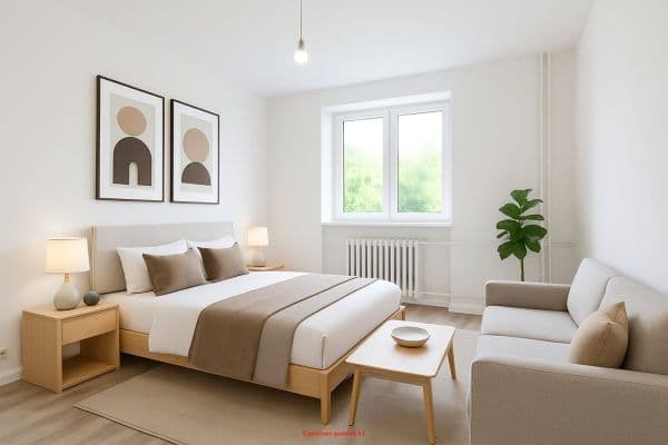 Prenájom bytu 1-izbový 37 m², náměstí Jana Nerudy, Prenájom bytu 1-izbový 37 m², náměstí Jana Nerudy,