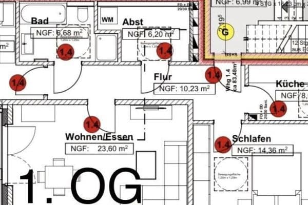 Prenájom bytu 3-izbový 84 m², Bad Bramstedt Prenájom bytu 3-izbový 84 m², Bad Bramstedt