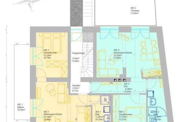 Prenájom bytu 2-izbový 61 m², Gutzmannstraße 8, Teupitz Prenájom bytu 2-izbový 61 m², Gutzmannstraße 8, Teupitz