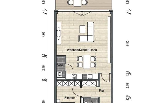 Prenájom bytu 2-izbový 73 m², Flakenstr. 24, Erkner Prenájom bytu 2-izbový 73 m², Flakenstr. 24, Erkner