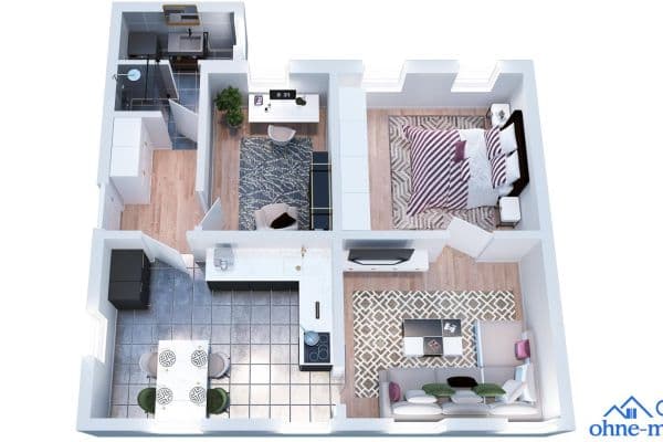 Prenájom bytu 2-izbový 64 m², Felsenstraße 12, Heidenheim Prenájom bytu 2-izbový 64 m², Felsenstraße 12, Heidenheim