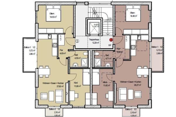 Predaj bytu 3-izbový 67 m², München, Bavorsko Predaj bytu 3-izbový 67 m², München, Bavorsko