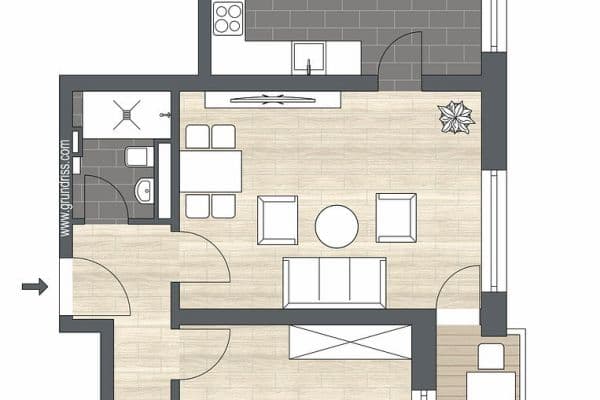Prenájom bytu 2-izbový 56 m², Denninger Str. 218, München, Bavorsko Prenájom bytu 2-izbový 56 m², Denninger Str. 218, München, Bavorsko