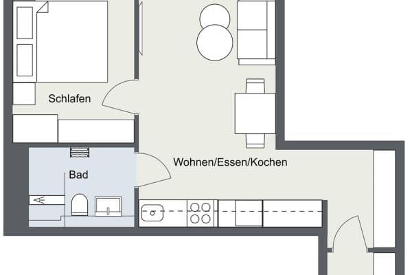 Prenájom bytu 2-izbový 52 m², Altranstädter Straße 22, Leipzig Prenájom bytu 2-izbový 52 m², Altranstädter Straße 22, Leipzig