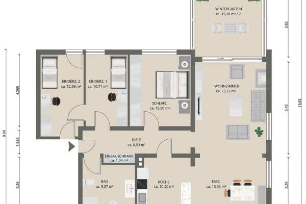 Predaj bytu 4-izbový 113 m², Schwäbisch Gmünd Predaj bytu 4-izbový 113 m², Schwäbisch Gmünd