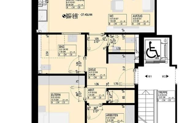 Prenájom bytu 3-izbový 80 m², Viersen Prenájom bytu 3-izbový 80 m², Viersen