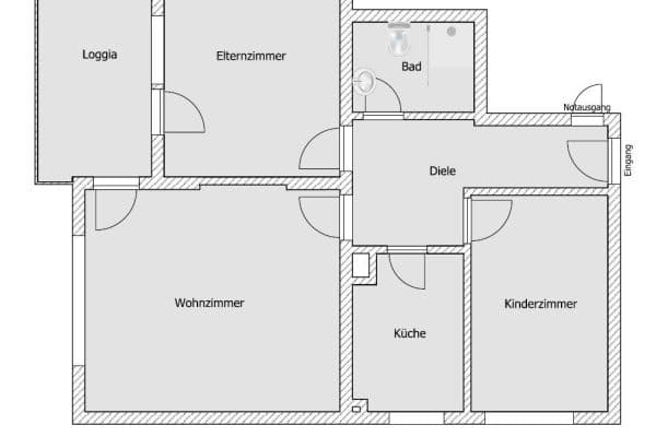 Predaj bytu 3-izbový 75 m², Schönbornring 7, Gravenbruch Predaj bytu 3-izbový 75 m², Schönbornring 7, Gravenbruch