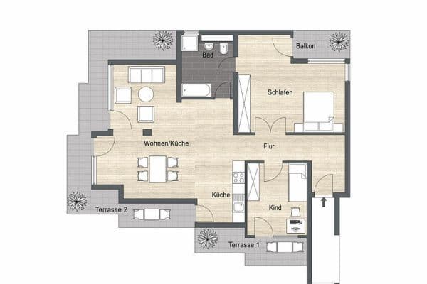 Predaj bytu 3-izbový 106 m², Haar, Bavorsko Predaj bytu 3-izbový 106 m², Haar, Bavorsko