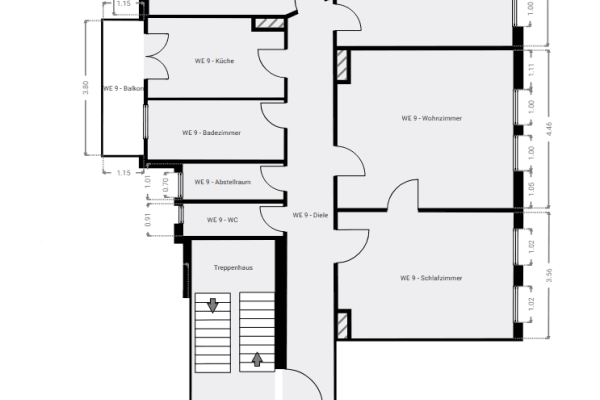 Prenájom bytu 4-izbový 120 m², Bucher Straße 97, Nürnberg Prenájom bytu 4-izbový 120 m², Bucher Straße 97, Nürnberg