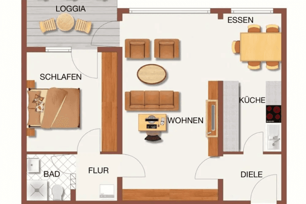 Prenájom bytu 2-izbový 67 m², Frölingstraße 5c, Bad Homburg vor der Höhe Prenájom bytu 2-izbový 67 m², Frölingstraße 5c, Bad Homburg vor der Höhe