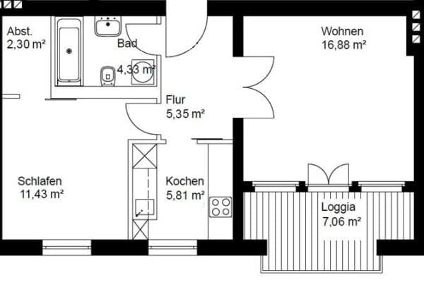 Prenájom bytu 2-izbový 50 m², Wilhelm-Raabe-Straße 8, Magdeburg, Sasko-Anhaltsko Prenájom bytu 2-izbový 50 m², Wilhelm-Raabe-Straße 8, Magdeburg, Sasko-Anhaltsko